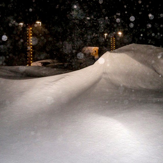 Snow hits Mammoth ski resort