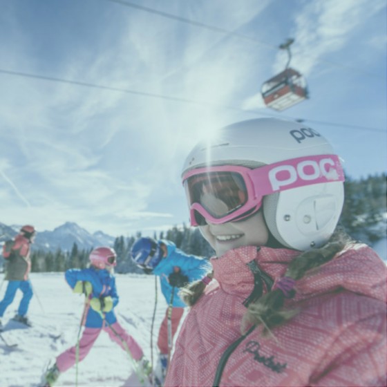 Learning to ski in France