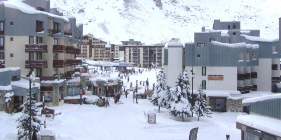 The ski resort of Tignes in France