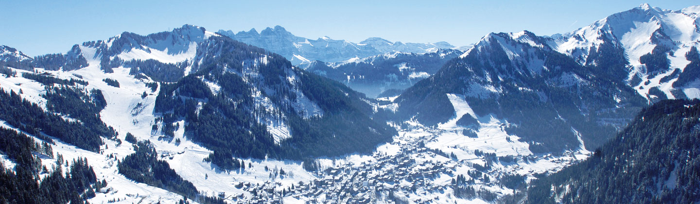 Châtel aerial shot