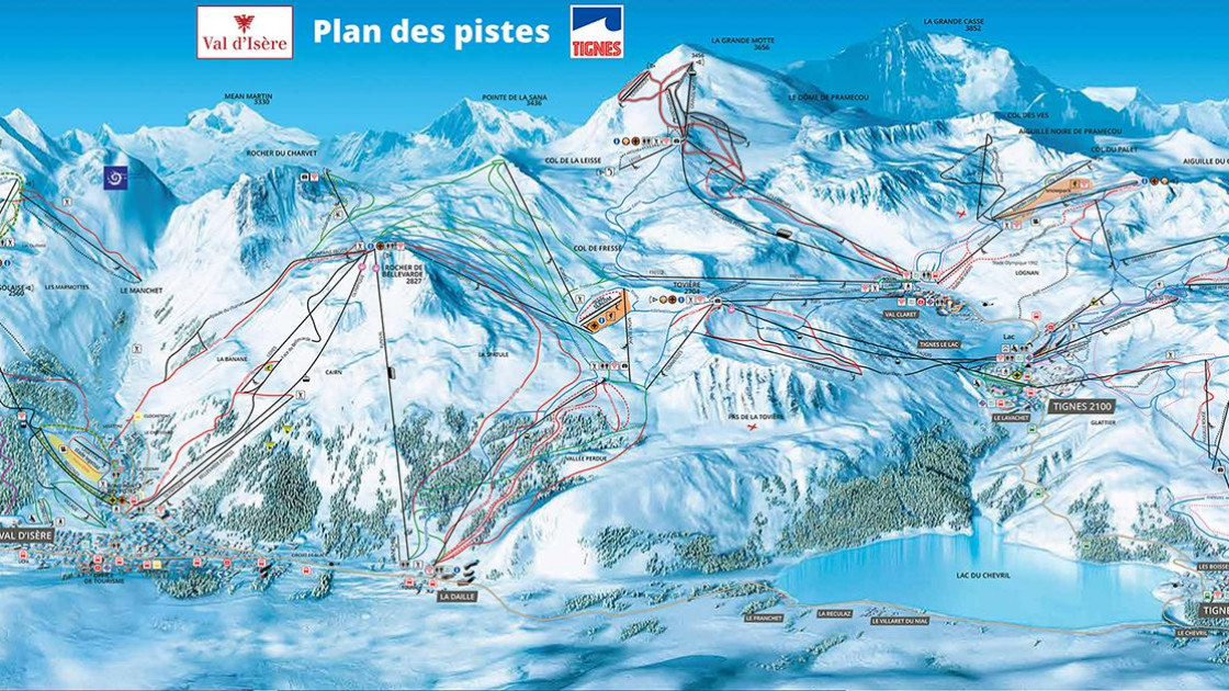 Tignes Piste Map