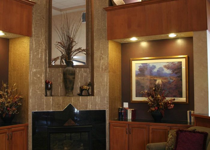 Lobby area at Hampton Inn, Layton