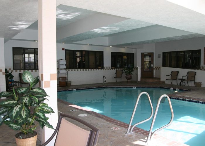 Indoor swimming pool at Hampton Inn, Layton