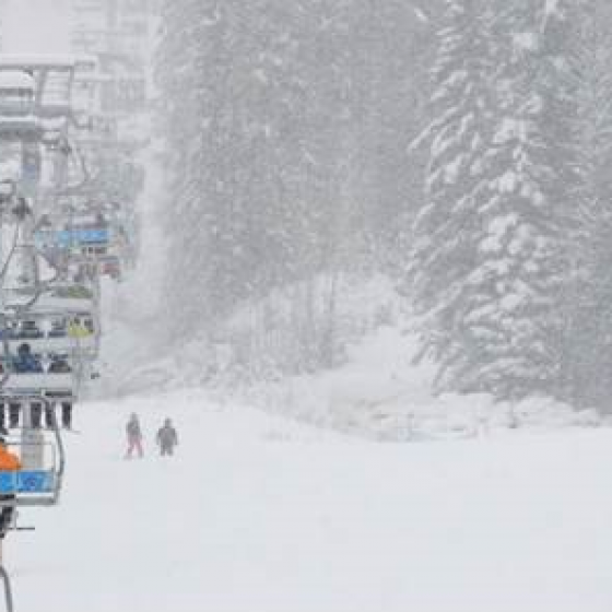 Ski lifts Panorama