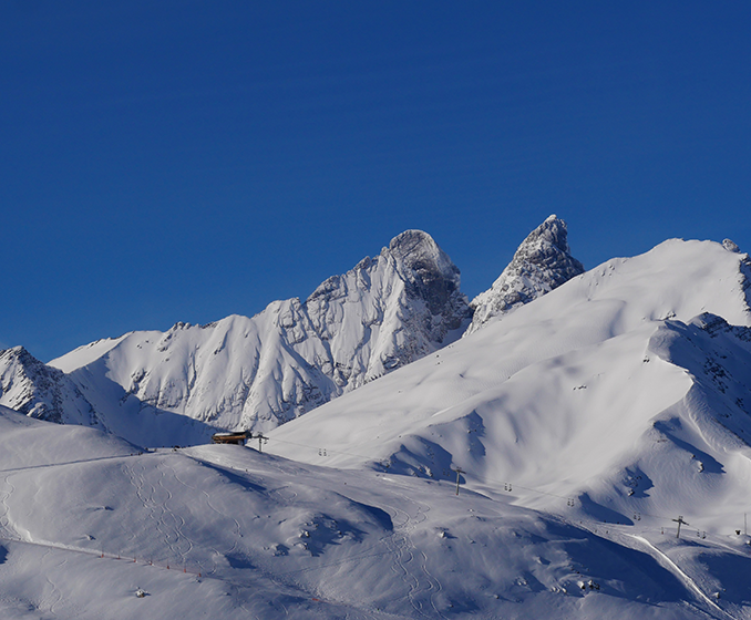 On the piste in Valloire