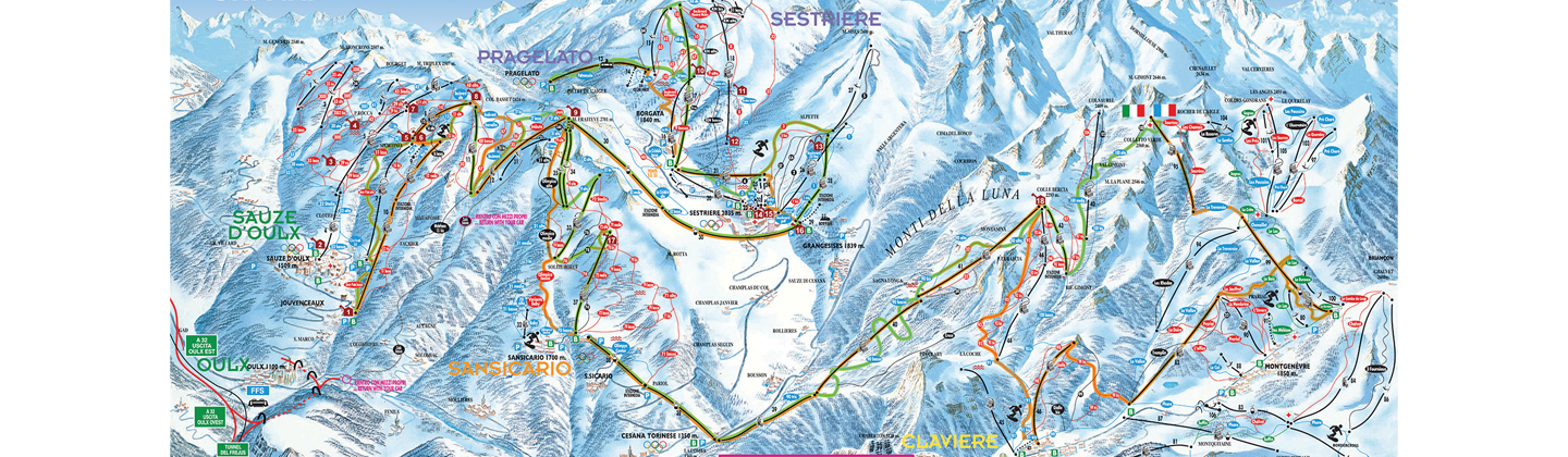 Milky Way Piste Map