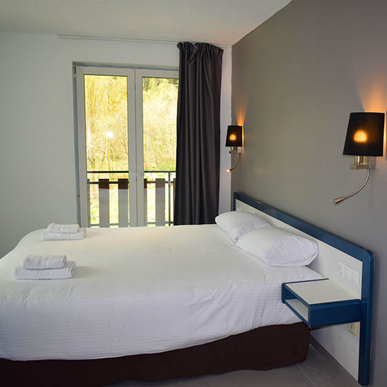 Bedroom at the Hotel Victoria, Andorra