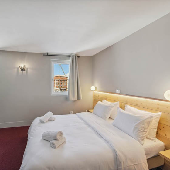 Room at the Hotel Turan, Les Deux Alpes