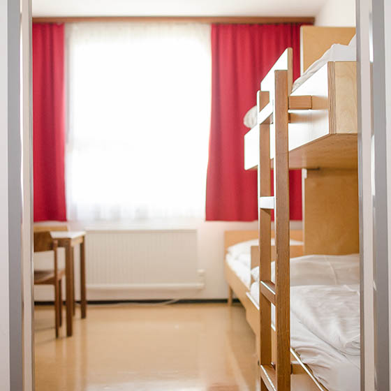 Bunk beds at Jugendhaus Villach hotel, Gerlitzen