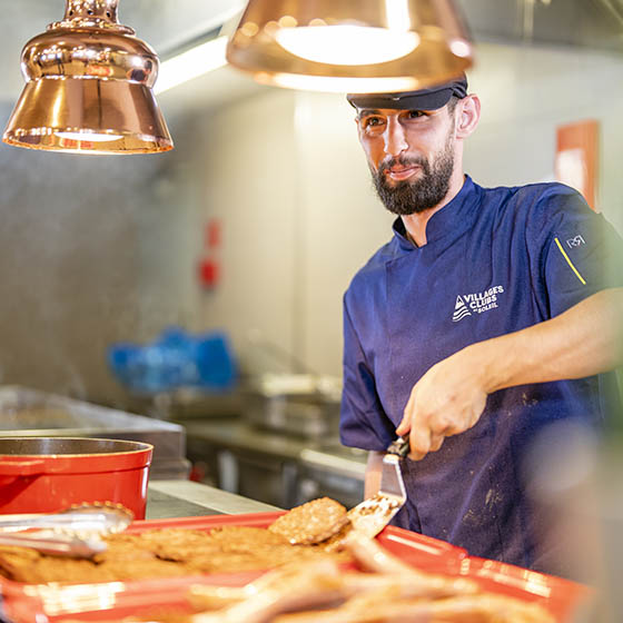 Chef at the Village Club du Soleil in Les Deux Alpes, France