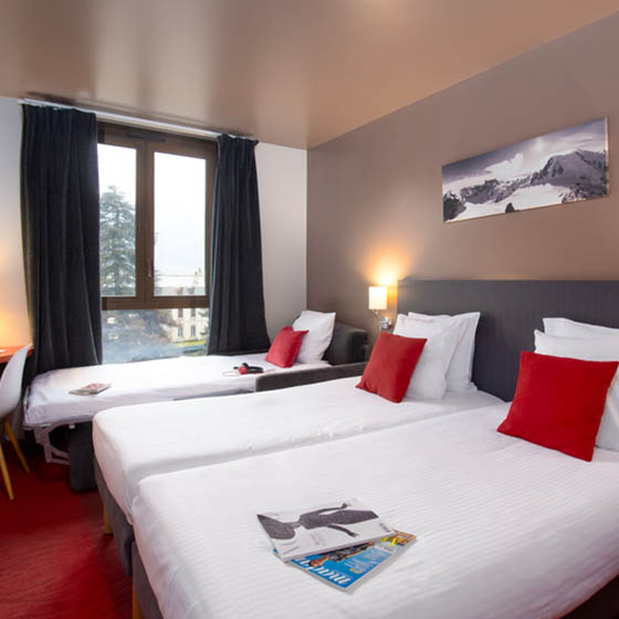 Bedroom at the Sowells Hotels Le Parc & Spa Briancon