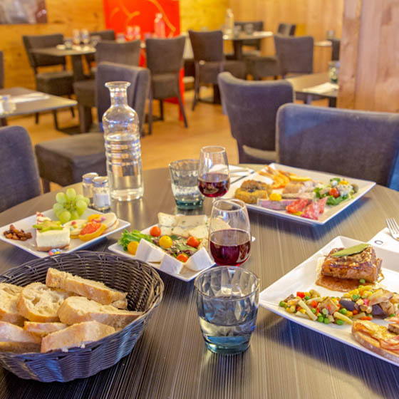 Food at the Sowells Hotels Le Parc & Spa Briancon