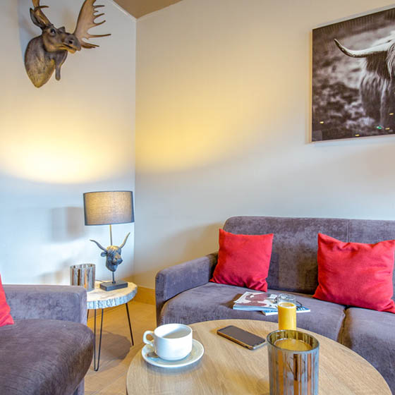 Sitting area at the Sowells Hotels Le Parc & Spa Briancon