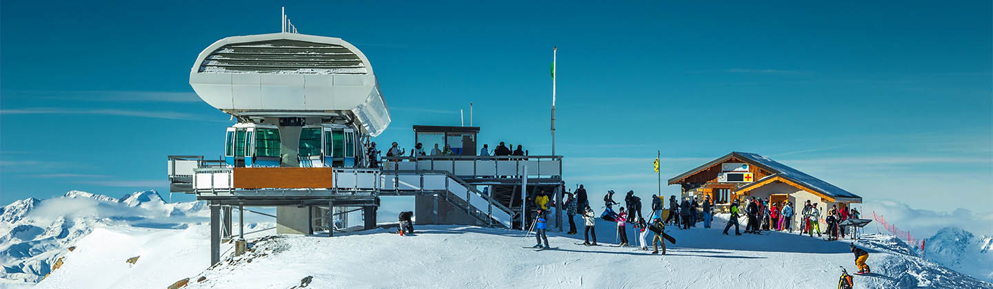 Les Menuires ski resort in the French Alps