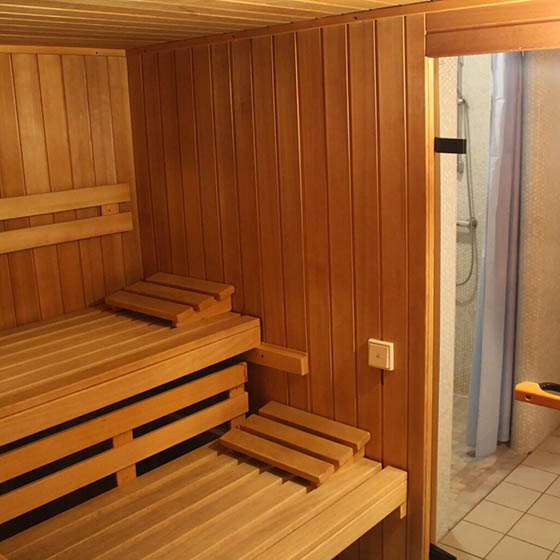 Sauna at the Pension Marienhof in Nassfeld, Austria