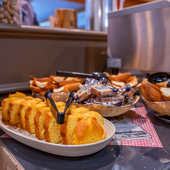Breakfast at the Mileade in Pralognan, France