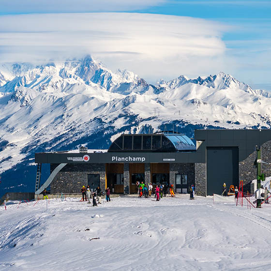 Ski resrot station in Valmorel