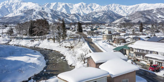 The Granjam hotel in Hakuba Valley