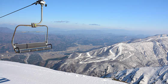 Chairlift in Happo One, Japan