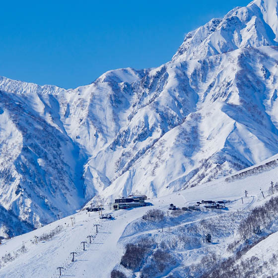 Happo One ski resort in Japan