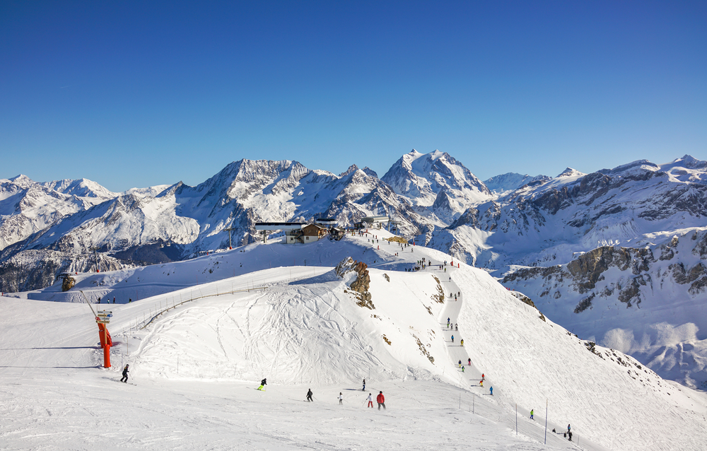 Pistes in Courchevel