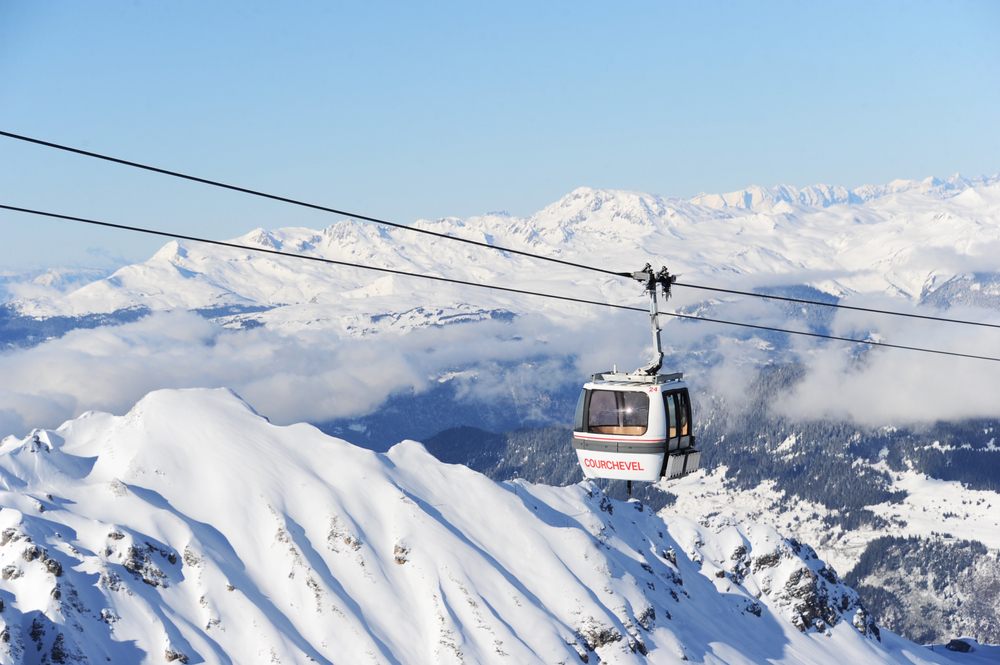 Telecabine in Courchevel