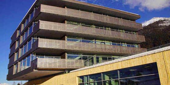 Internat der Ski-Mittelschule in Stubai, Austria