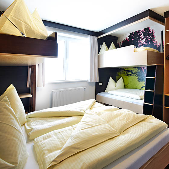 Bedroom at the Buchegg Resort in Saalbach