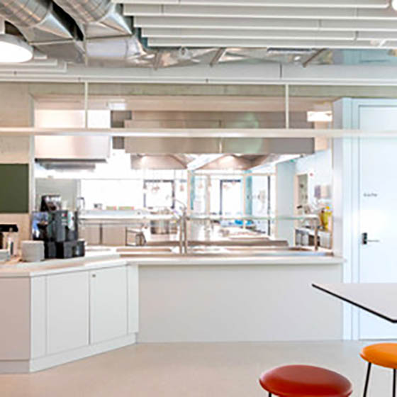 Dining area at Internat der Ski-Mittelschule in Stubai, Austria