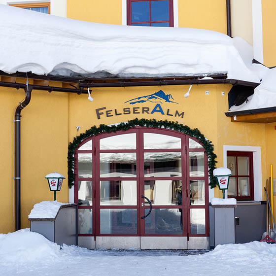 Entrance to the Felseralm in Obertauern