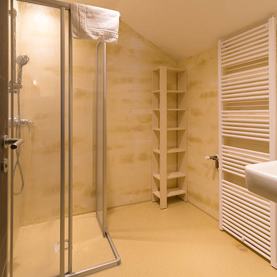 Bathroom at the Jugendhotel Striedlhof in Sportwelt, Austria