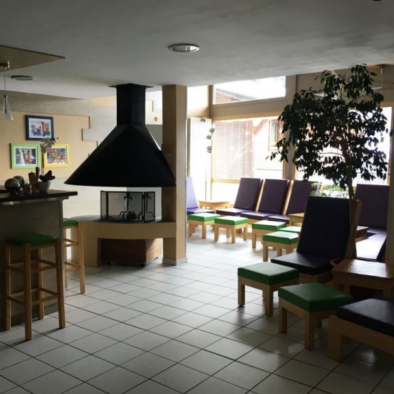 Chalets des Aiguilles restaurant area