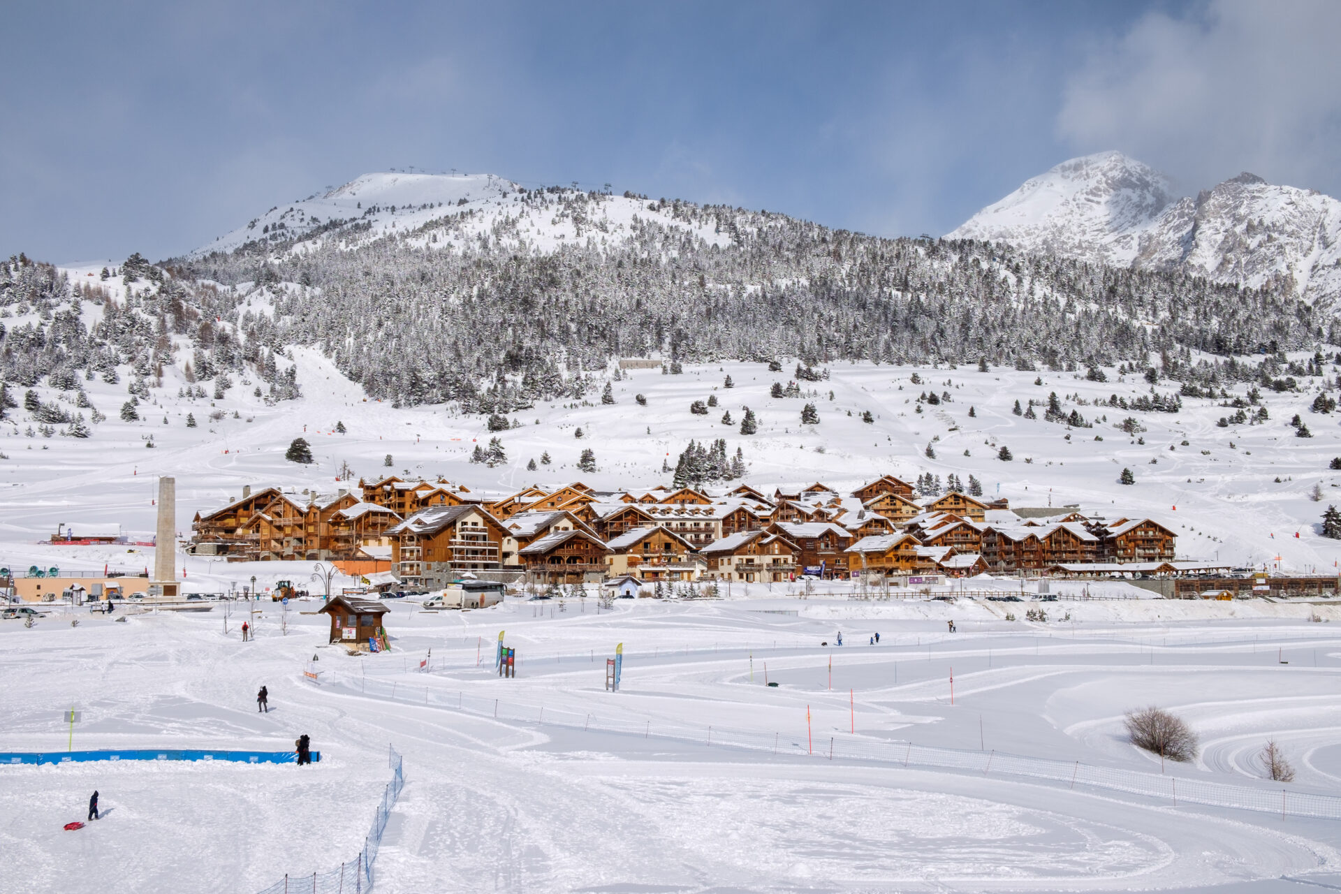 The Montgenevre ski resort in France