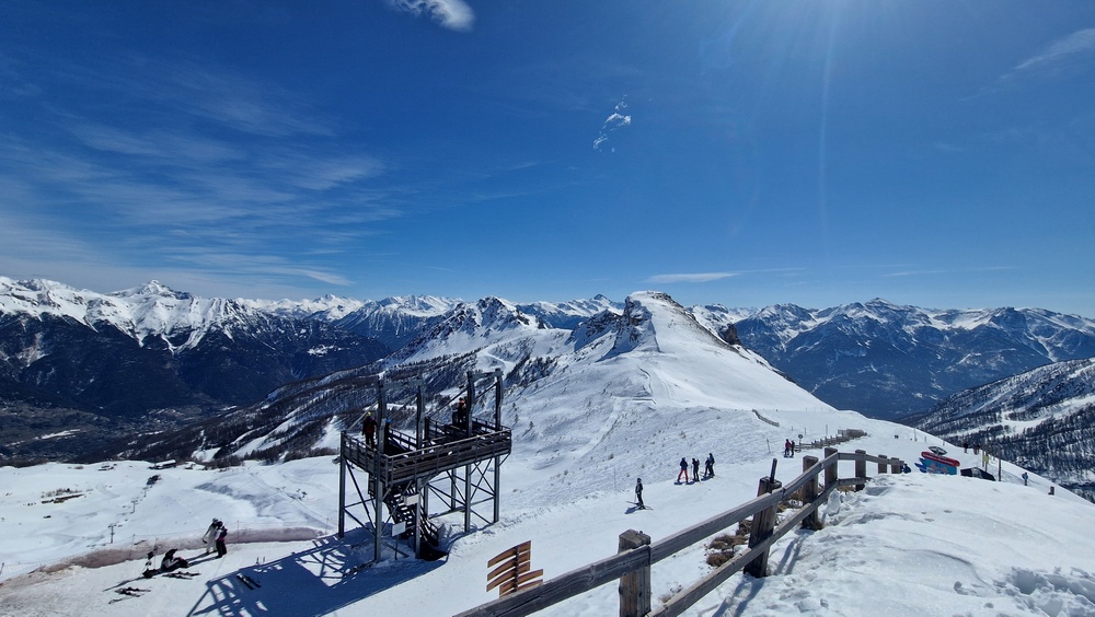 The Serre Chevalier ski area in France