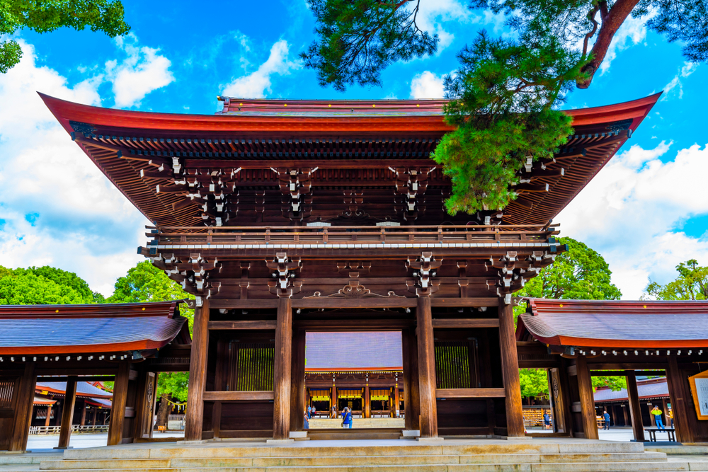 Meiji Jingu Shrine in Japan