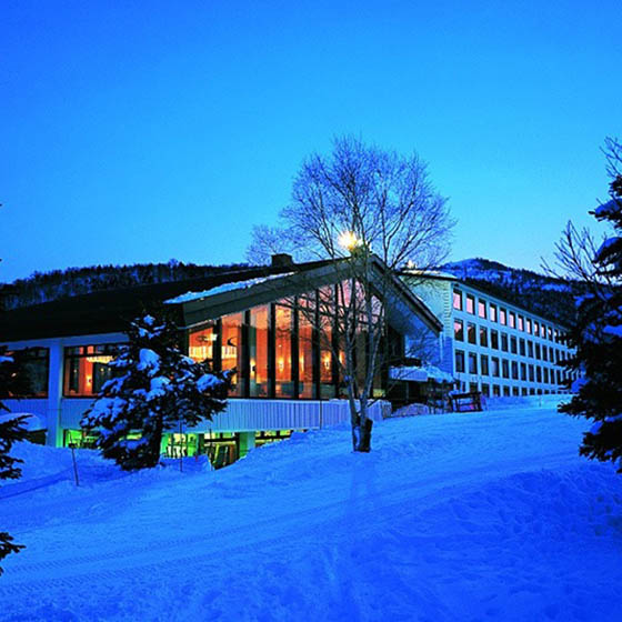 The Prince Hotel in Yakebitaiyama at night