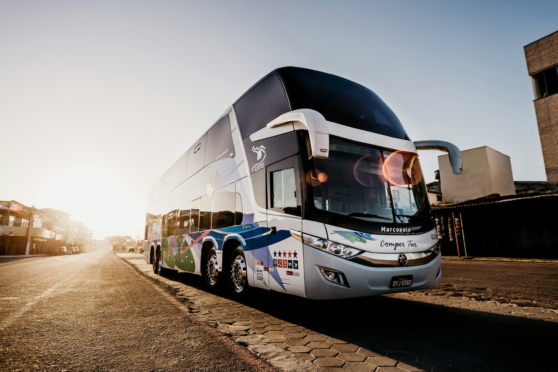 A parked coach