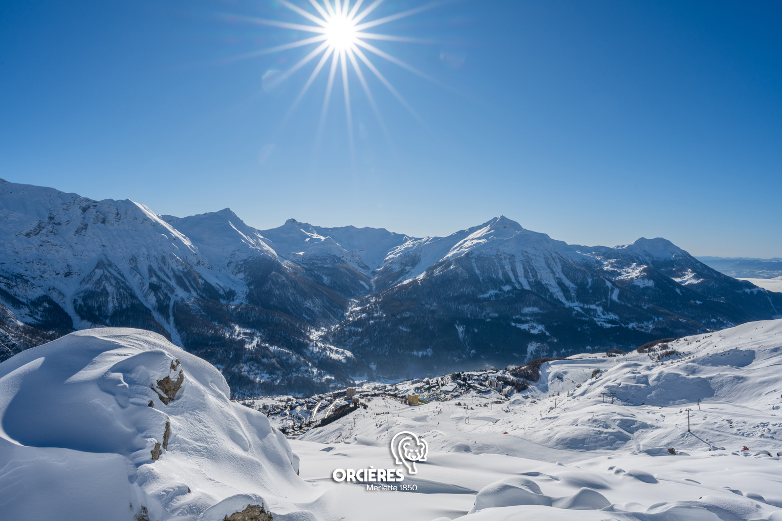 Sunshine in Orcieres Merlette, France