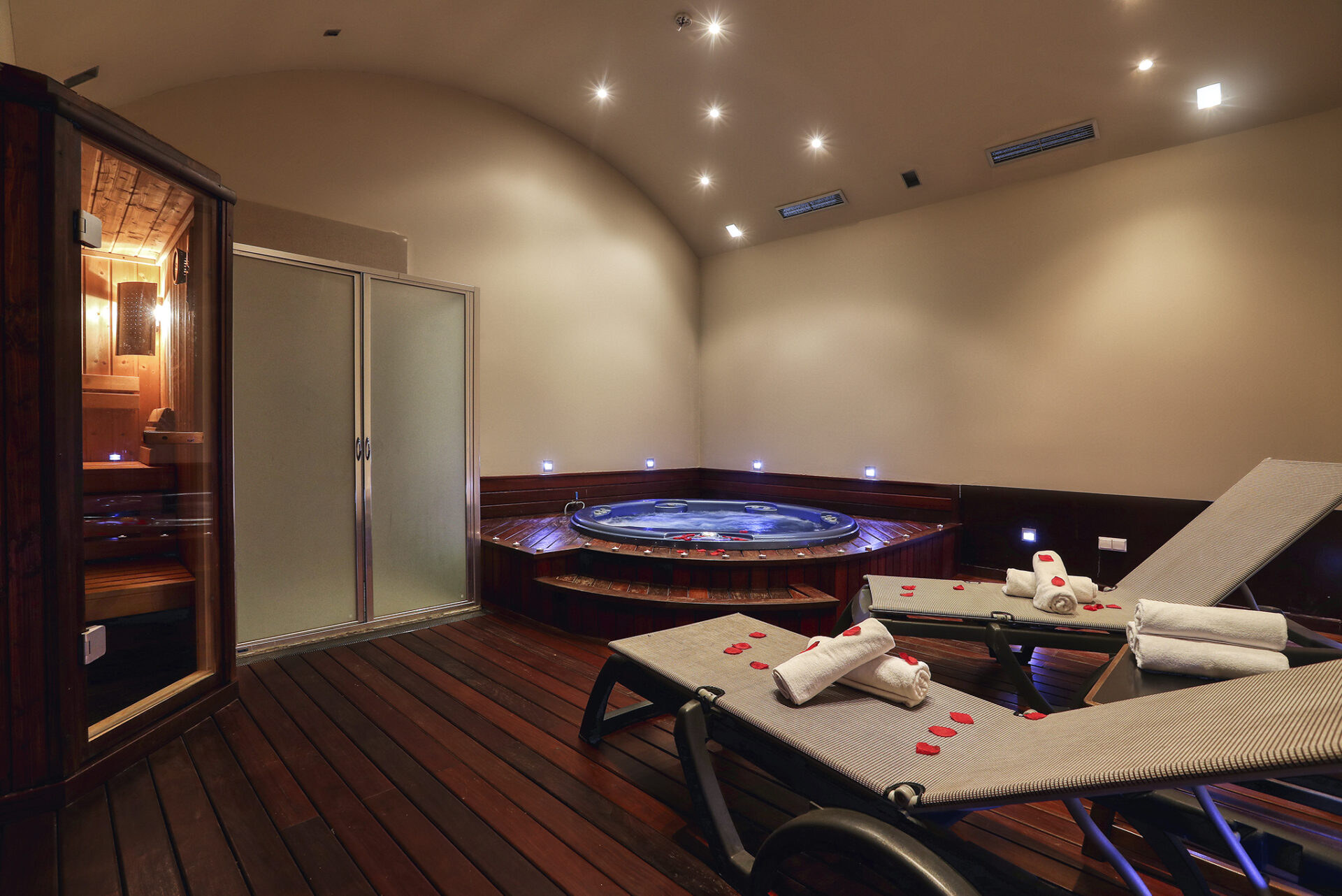 Spa room at Guitart Aparthotel in La Molina, Spain